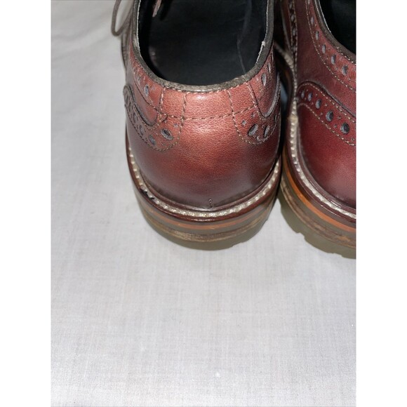 Johnston & Murphy 1850 Dress Oxfords Mens Size 9 M Brown Leather Wingtips Brogue main image 4
